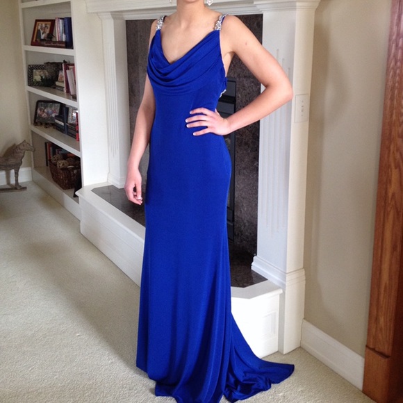 jersey knit evening gowns